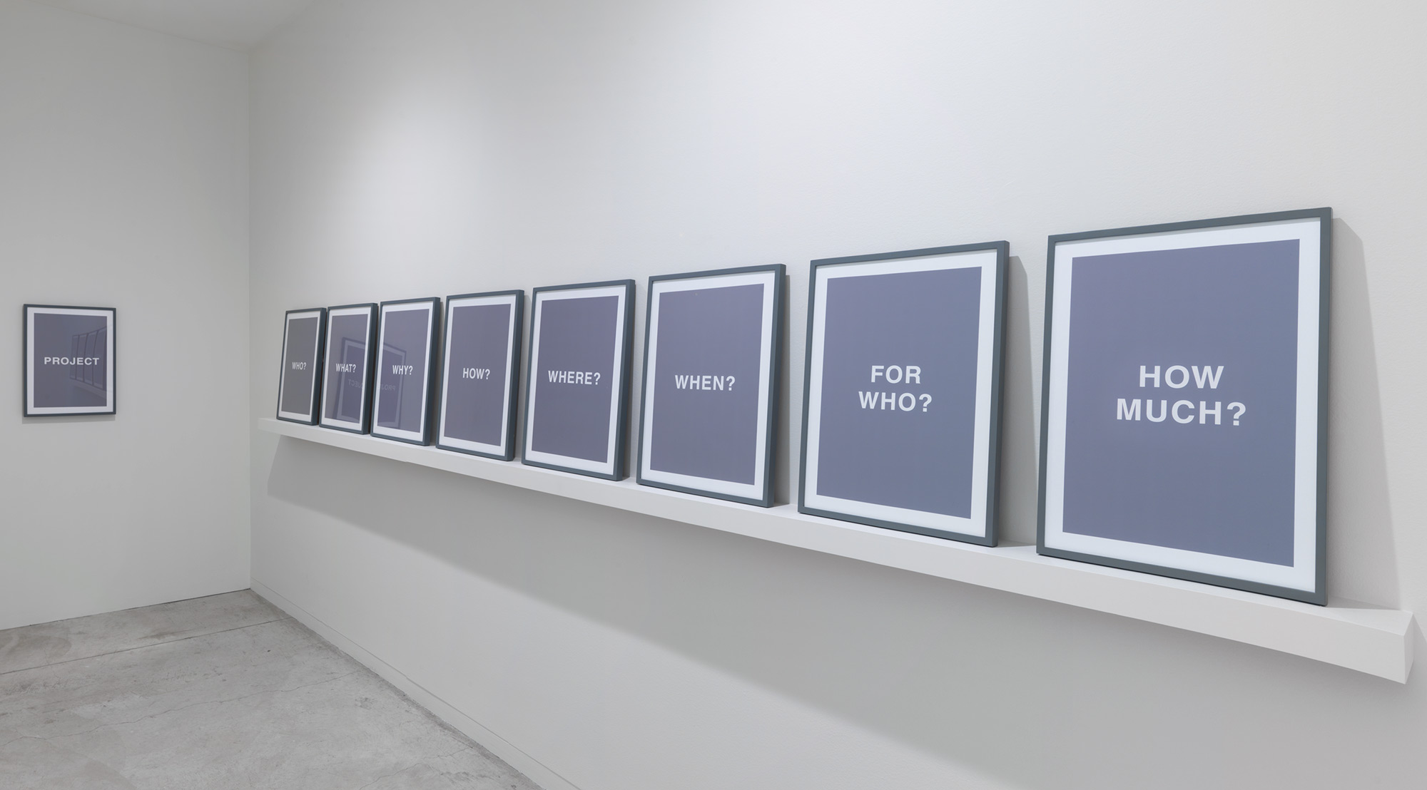 Antoni Muntadas, Projecte / Proyecto / Project, 2007
Exhibition View: Muntadas: Entre/Between, Vancouver Art Gallery, Vancouver, Canada. 2013-2014 
Photo: Rachel Topham, Vancouver Art Gallery