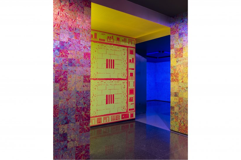 Peter Halley, New York, New York, 2018, Lever House, New York, USA